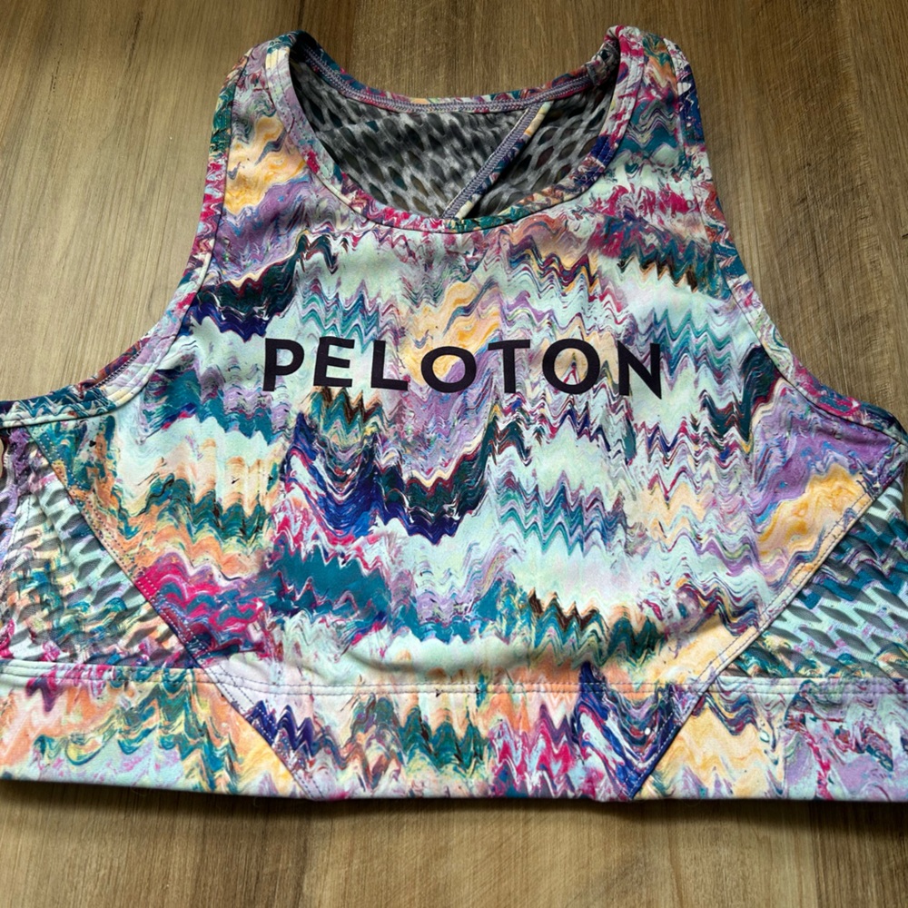 Peloton Women's Colorful Abstract Tank Top
